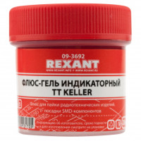 Флюс-гель для пайки TT KELLER индикаторный 20 мл банка Rexant  картинка